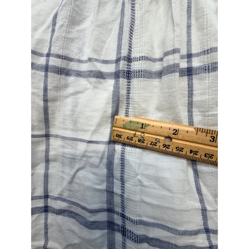 Patagonia Womens Lightweight A/C Shirt White Blue Plaid Cotton Hemp STY52960 M - Picture 9 of 9